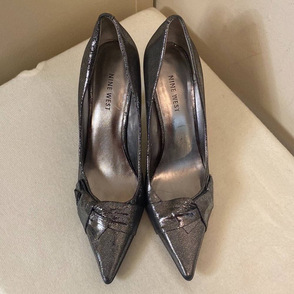 Nine West Silver High Heels